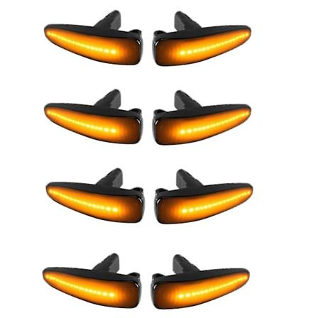 8x Røgfarvede Linser Amber Fuldt LED Forreste Sidemarkerlys Til X Sport 2011-2020
