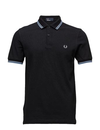 Twin Tipped Fp Shirt Polos Short-sleeved Blå Fred Perry