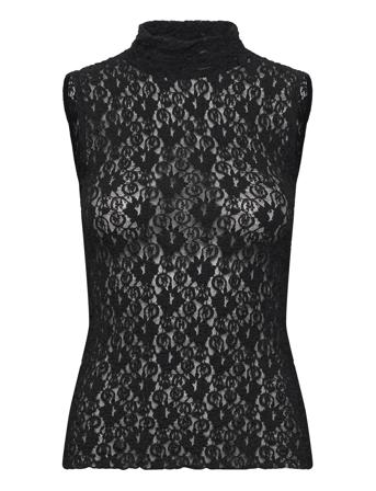 Civahiw Turtleneck Top Tops Blouses Sleeveless Black InWear