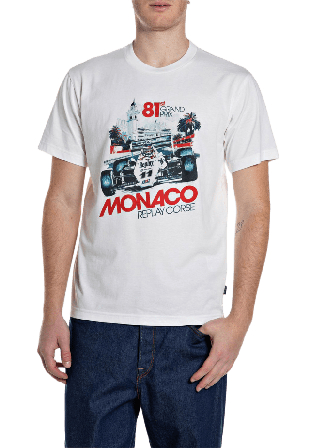 Replay T-shirt with Design T-shirts Herr Vit M