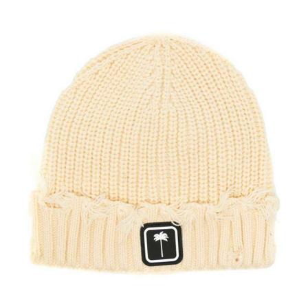 Palm Angels, Beanie Beige, Heren, Maat:ONE Size