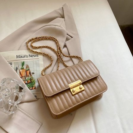 Små skuldervesker Enkel stil KHAKI