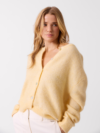 Jean Paul - Adele cardigan - Dame - Gul - Gensere & Cardigans - M