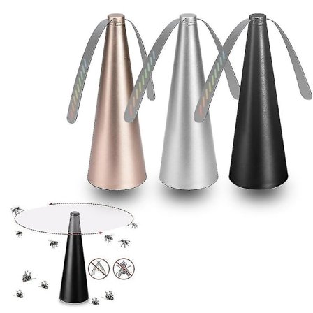 Bærbar mygg- og flueavvisende vifte for utendørs bordbeskyttelse mot insekter (Fww)