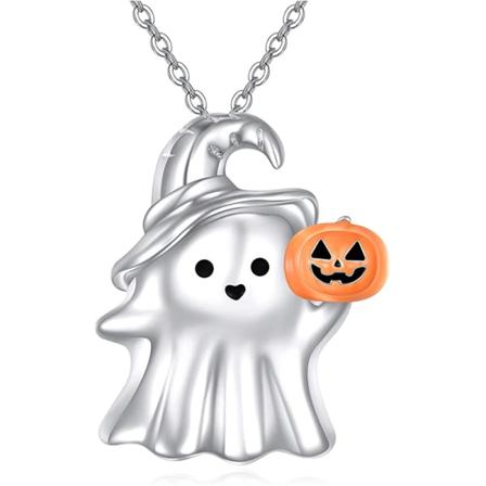Halloween/Julegaver Spøkelses Halloween Halskjede Gresskar Halskjede Søt Spøkelses Smykker Kvinnegave