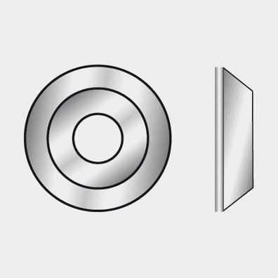 Inredningasbricka m5 a4 DIN 9255-4 10st.