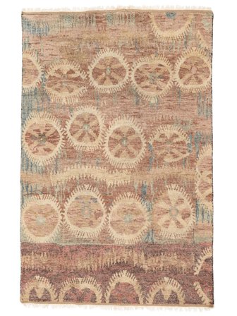 Alfombra Oriental Usak Indo 204X305 Marrón/Naranja (Lana, )