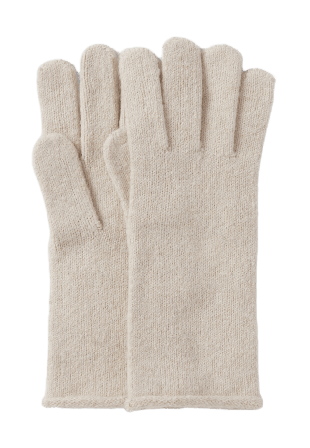 Å WOMAN Fingervantar med rullad kant IRMA Vantar & handskar Vit ONESIZE