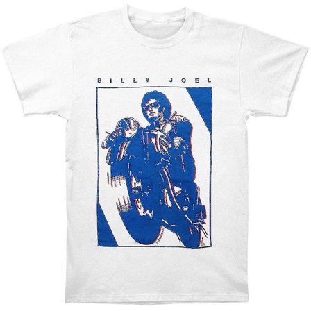 Billy Joel Moto 90-tal T-shirt Kläder