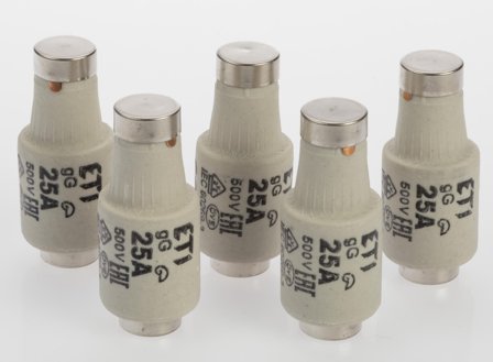 Nordic Quality Säkring Diazed DZ II 25A 5 st