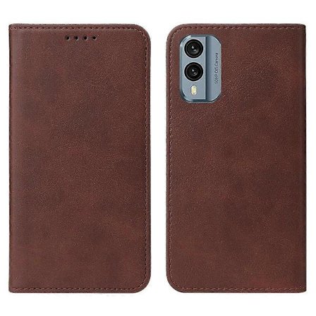 Læder Telefon Cover Til Nokia C21 Plus [DB]