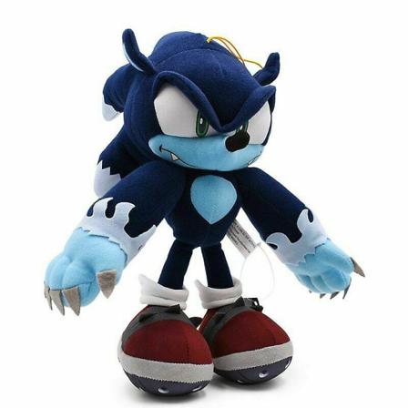 Sonic The Werehog Plyschleksak För Barn 30cm #7