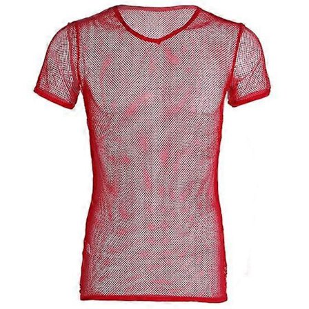 ELadies T-shirt Mesh Andningsbar Herr Genomskinlig Topp för Sport