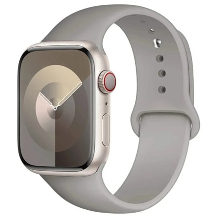 Silikonarmband för Apple Watch armband 44mm 45mm 40mm 41mm 42-38mm 45 mm sportarmband iwatch serie 8 7 6 5 4 3 SE 9 Ultra 2 49mm