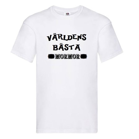 T-shirt - VÄRLDENS BÄSTA MORMOR