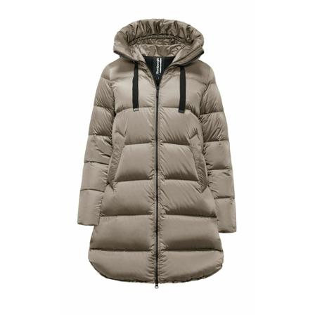 BomBoogie, Down Jackets Beige, Dames, Maat:M,nylon