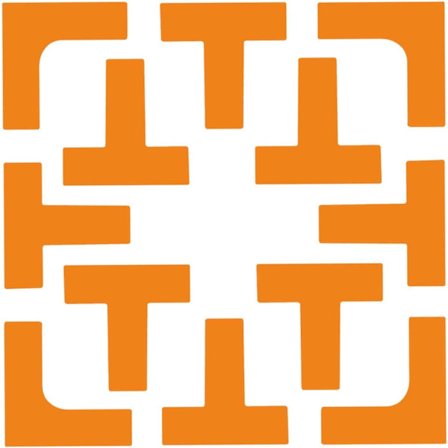 Pickleball-kenttämerkkipakkaus, tennis-kentän heittomerkki, viivamerkintäsarja ulkoaktiviteetteihin