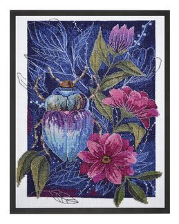 Broderikit Tavle Tåget Aften - Abris Art