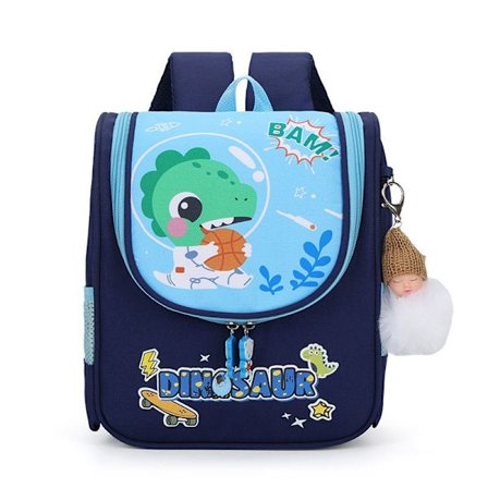 Studie Rygsæk Ny Børnetaske Sød Tegneserie Børnehave Børns Rygsæk 2-5 År Gamle Mænds og Kvinders Baby Rygsæk - Mørkeblå