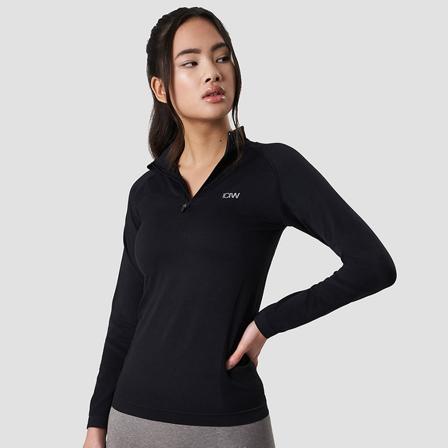 ICANIWILL Everyday 1/4 Zip, Black