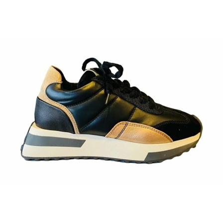 Via Vai Sneaker Sort, Dame Sneakers, Størrelse: 39 EU