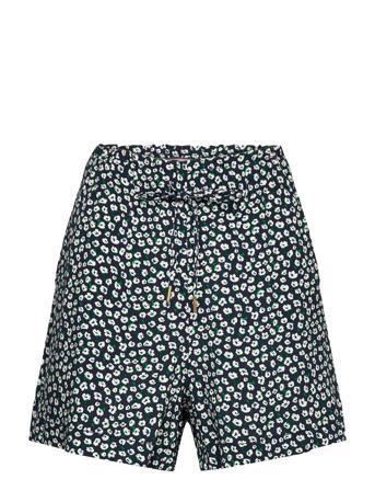 Shorts Magda Printed Shorts Casual Shorts Marineblå Lindex*Betinget Tilbud