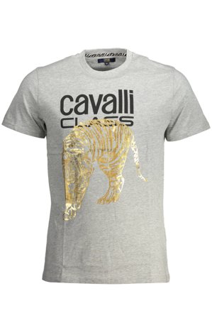 Cavalli Class T-shirt Maniche Corte Uomo Grigio