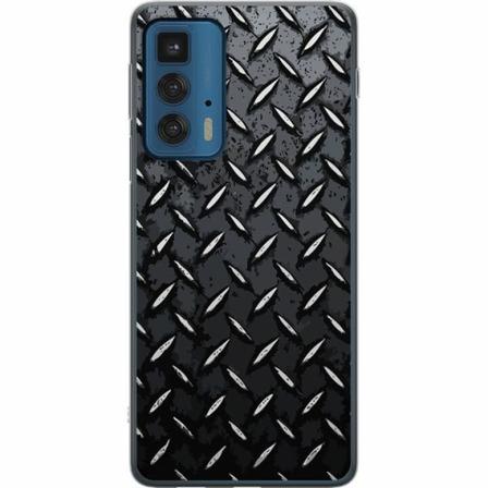 Motorola Edge 20 Pro Genomskinligt Skal Metalliskt Mönster