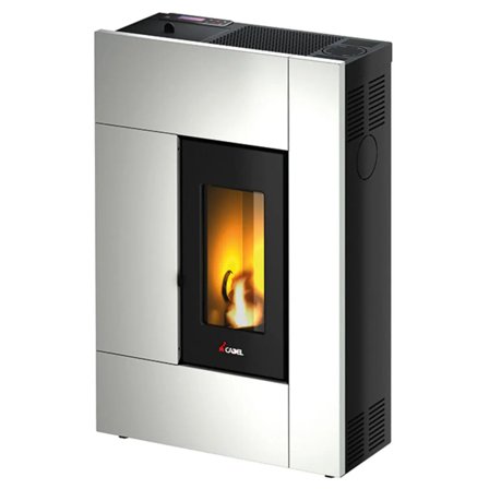 Stufa a pellet CADEL Spirit 5 ad aria 5,2 kW - con wifi BIANCO