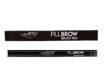 PuroBio Eyebrow Fillbrow Brush Pen Ögonbryn Unisex Svart