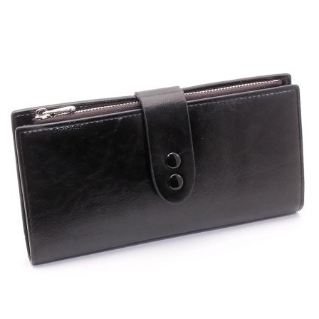 Damplånbok Clutch Aspire w Clasp - Svart Svart