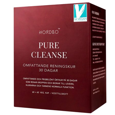 Nordbo Pure Cleanse Vegansk 2x60 kaps., Helse & Madvarer, Ingredienser, Urter