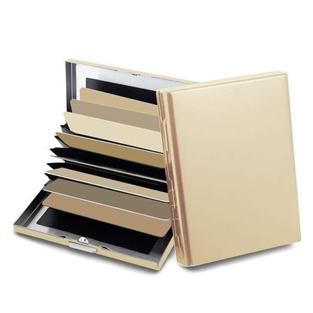 Kortholder i rustfrit stål - Guld