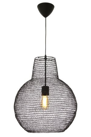 Aneta Lighting TRASSEL taklampe rund, svart, E27