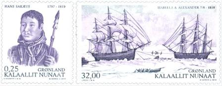 Grønland 2010 - Ekspeditioner VIII - Postfrisk sæt 2v