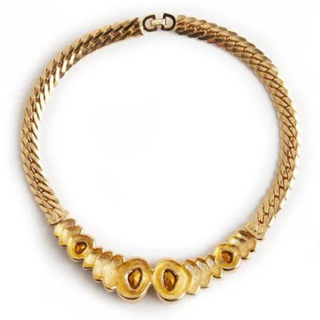 Dior Vintage - Vintage Smycken - Gul - Dam - Storlek: One Size, Dam, Storlek: ONE SIZE