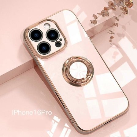 Yhteensopiva Apple Iphone16 puhelinkuoren kanssa, Iphone15promax pinnoitettu rengas suojakuori
