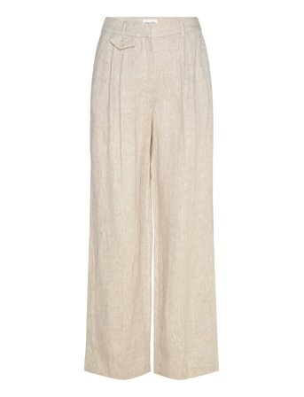 Malina | Yana Tailored Wide Linen Pants | 40