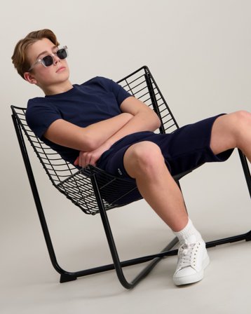 Scotch & Soda Regular-fit classic pocket t-shirt Blau T-Shirts Jungen - Kids Brand Store