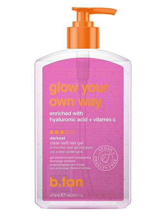 B.Tan Glow Your Own Way Clear Self Tan Gel - Nude - 473 ml