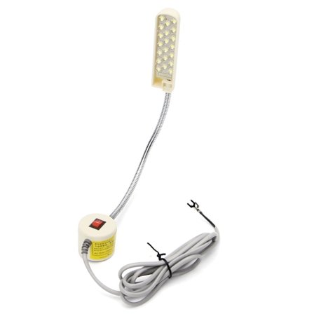 Symaskin 20 LED Magnetisk Sockel Flexibel Monteringsljus Belysningslampa 220V