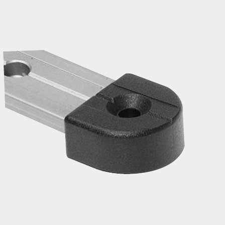 Ändstopp till 20 mm-skena /par