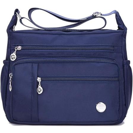 Håndveske for kvinner romslig veske med flere lommer crossbody veske for kvinner moteveske topphåndveske-WELLNGS White,S
