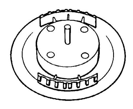 Schneider Electric TED-LK Lockfäste för kopplingsdosa, Ø82/31, Installationsmaterial