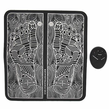 Elektrisk fotmassasjematte EMS fotmassasjepute fotmuskel ABS stimulatormaskin