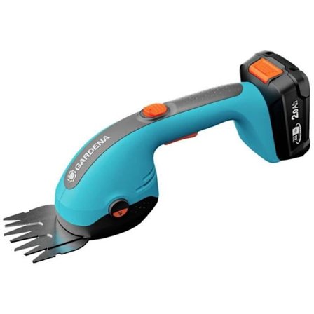 Batteridriven gräsklippare - GARDENA - 14750-30 - 18 V Li-Ion - Med laddare - Batteri ingår