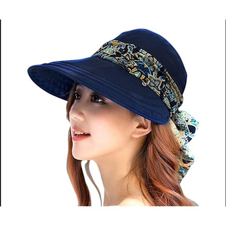 Dame Hat Visor Bredskygget Solhat Strand Sommer Rejse Camping Ca