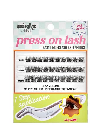 Ardell Winks Press On Underlash Extensions Slay Volume - Black - ONE SIZE