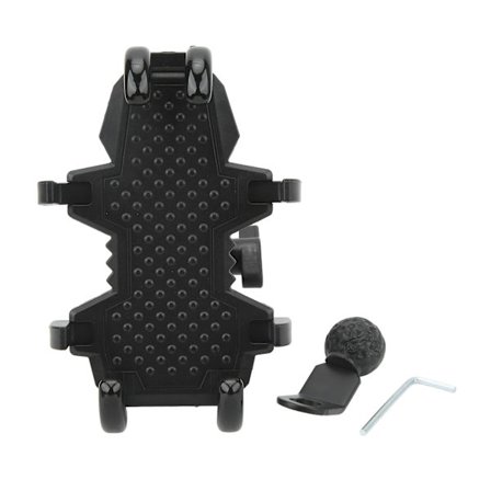 Motorcykeltelefonhållare 8 klor Justerbar Stötsäker Skydd Universal Cykeltelefonhållare med Silikonkudde för Cykel