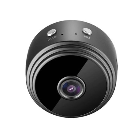 Full HD Säkerhetskamera 1080P Fast Wifi-kamera med Rörelsesensor Svart YEMAESRE